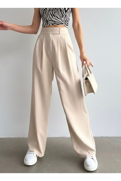 HA-KA GİYİM Women's Snap Fastener Imported Fabric Doubleface High-Quality Fabric O Oversized Mold Pulling Does Not Fade