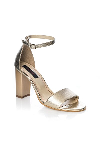 Catinca Shoes Sandale de damă din piele naturală – Golden Pearl – M 10 AS