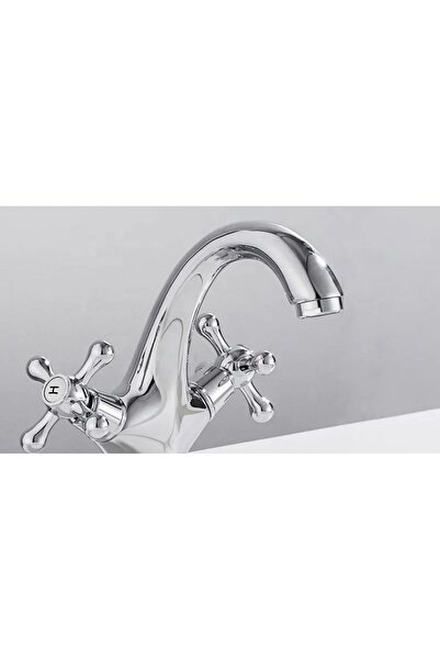 Trendy's TRENDY'S Basin Mixer Tap – Sink Mount, Polished Chrome, Ceramic Cartridges