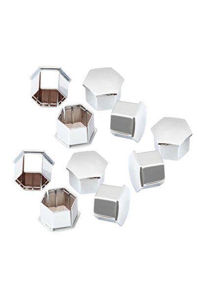 arotomarket Peugeot ve Citroen Çelik Jant Krom Bijon Kapagi 17 Mm Bijon 4 ADET 1611818780