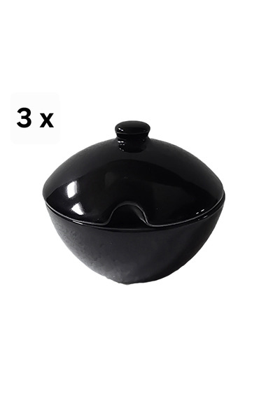 Cesiro Set of 3 spice containers, 200 ml, Cesiro, Black