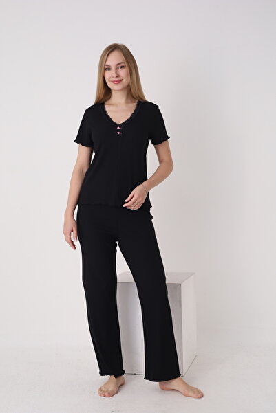 Cotpark Women's 100% Cotton Stretch Fabric Pajamas Set 14724