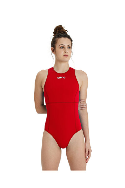 ARENA Women's Team Swimsuit Waterpolo Solid Female Swimmer Swimwear