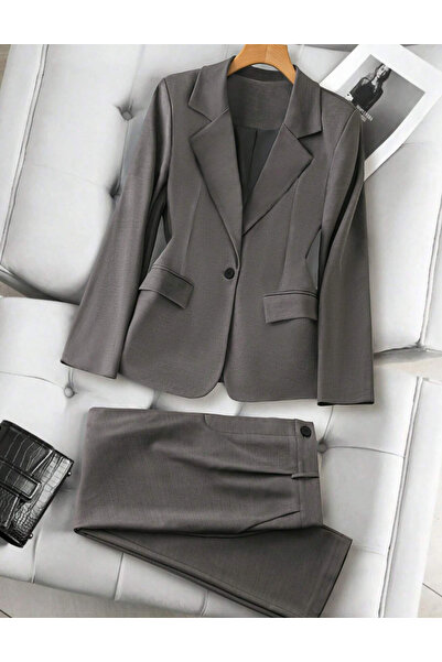 Sheya Shein Curve+ suit, gray