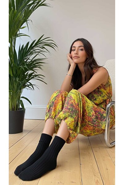 LAGRANZE Вълнени меки цветни дамски чорапи