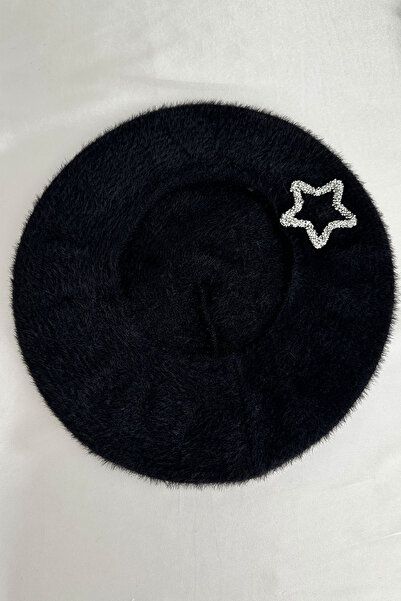Modex Soft Texture Sparkling Star Detail Painter Beret