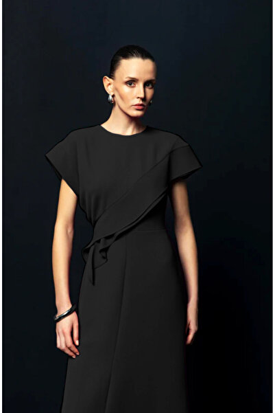 KAMEYA Flounce Violet Long Dress