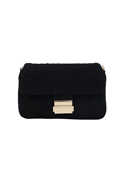 Meskanto Tweed Chain Shoulder Bag