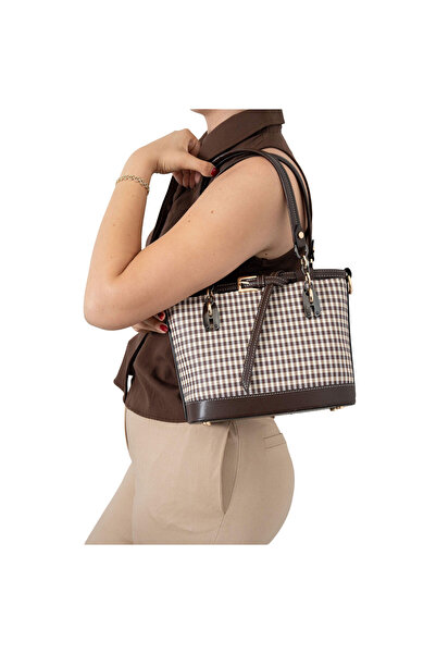 Silver Polo Дамска чанта през рамо 1155-47371 M191 Кафе кафяво-матово кафе