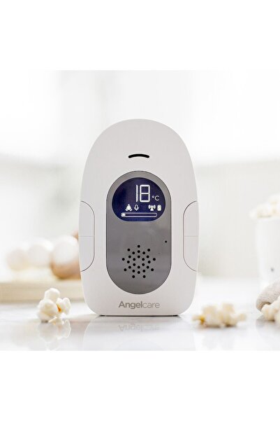 Angelcare Monitor audio digital pentru bebeluși AC110, fără fir, bidirecțional, termometru, alb