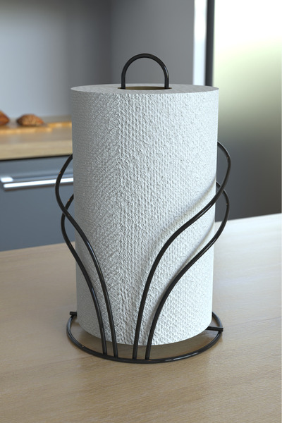 Home Stuff Black 4-Piece Dowry Cup Set with Cup Holders for Serving and Presentation