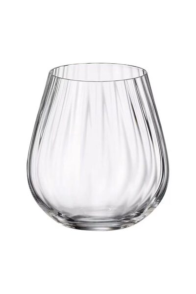 BOHEMİA CRYSTAL Set de 6 pahare de coniac Crystal Bohemia Columba Optic 380 m...