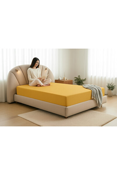 SHome Premium Cotton Woven Fitted Sheet – 6 Sizes, 8 Colors, High Grammage