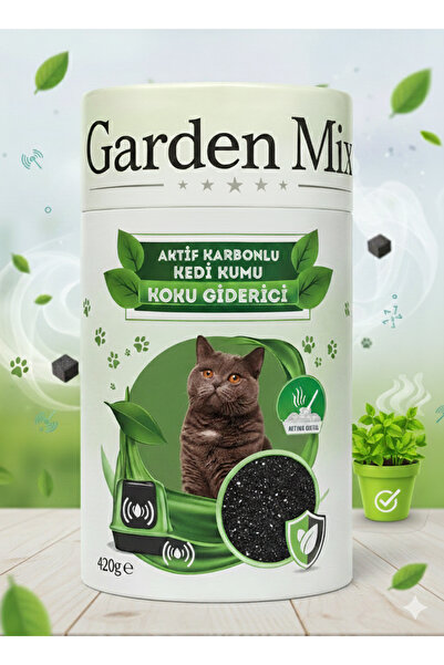 Gardenmix Aktif Karbon Kedi Kumu Koku Giderici 420 Gr