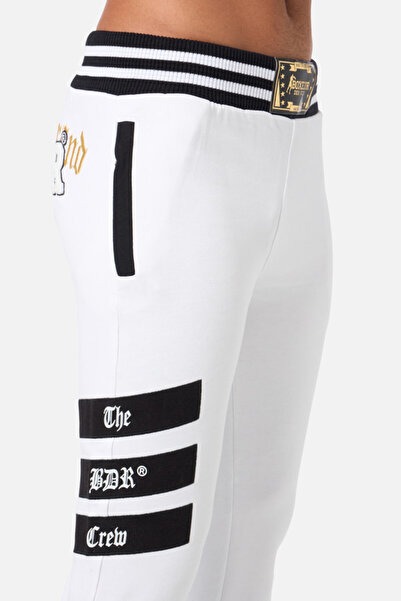 Boxeur Des Rues Embroidery Long Pants White-Gold