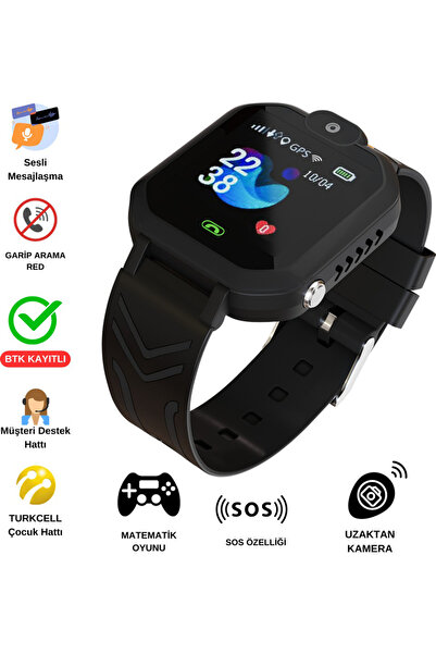 JETZU Akıllı Çocuk Saati Sim Kartlı ve Sesli Görüşme Özellikli (BTK Kayıtlı)