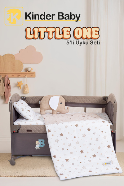 Kinder Baby Little One 5-Piece Playpen Crib Sleeping Set