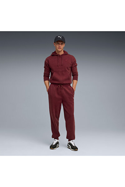 Puma بنطلون رجالي أحمر من Ess Elevated Wash Sweat