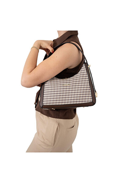 Silver Polo Кавово-жовта - жіноча сумка через плече Coffee SP1187