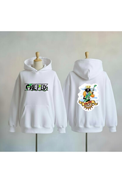 Vordevia سويت شيرت ون بيس بروك مطبوع قطن 3 خيوط O قصة فضفاضة