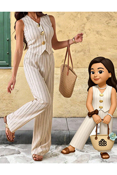 Sheya Shein set, cream