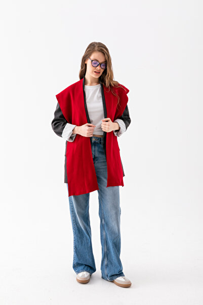 VEGA MODA Eșarfă pătrată - roșu