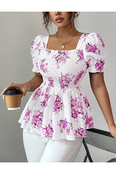 Sheya Shein short sleeve shirt, mix colors