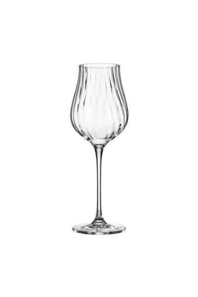 BOHEMİA CRYSTAL Set de 6 pahare de vin Crystal Bohemia Limosa Optic 250 ml transparente