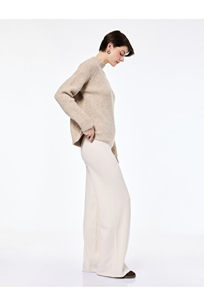 Koton Straight Wide Leg Knitwear Trousers