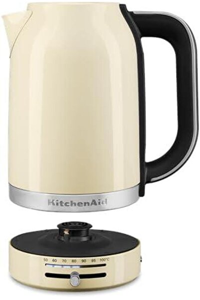 Kitchenaid 1.7 L Temperature Adjustable Kettle Kek1701 Almond Cream-Eac