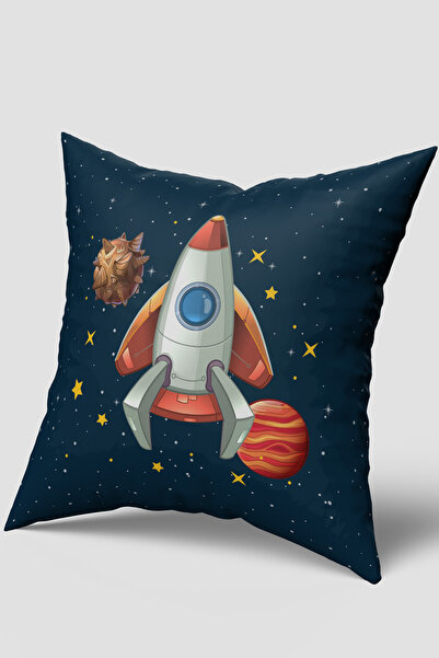 Bebemotto Space Shuttle, Double-Sided, Velvet Fabric, Children's Baby Room Th...