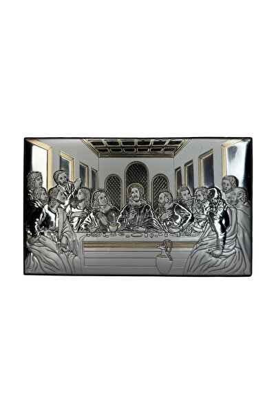 SLEVORI Silver icon The Last Supper 12 x 20 cm