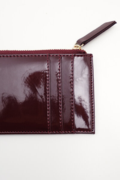 Addax Patent Leather Mini Card Holder Wallet Czdn153