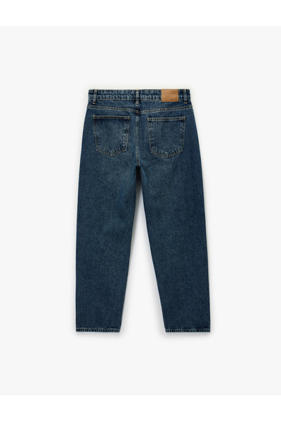 Koton Βαμβακερό τζιν παντελόνι με κανονικό πόδι - ίσιο τζιν