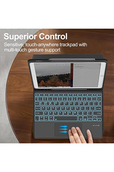 HYX Keyboard Case for Samsung Galaxy Tab S10 Lite/S10 FE/S9 FE 10.9 / S9 11 - Magnetic Detachable Wirele