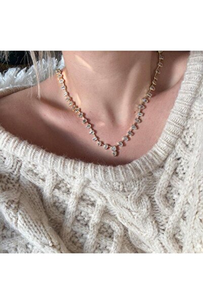 Alice İsstanbul Special Series Drop Stone Necklace