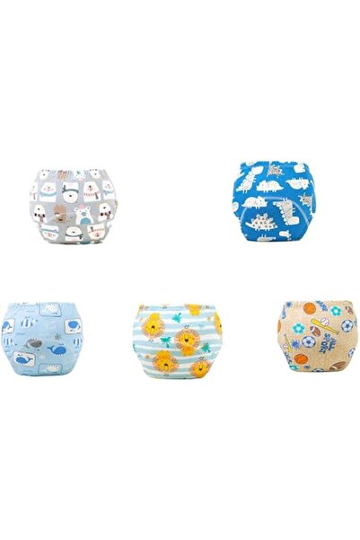 Generic HSYDIY 5-piece Reusable Cotton Training Pants for Toddlers, Breathable, Highly Absorbent (3-6 years)