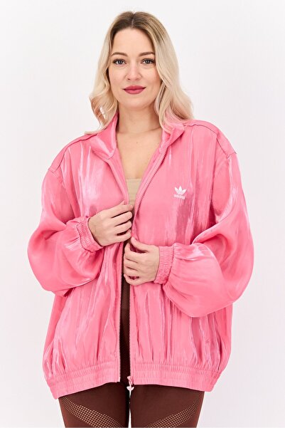 adidas Women Sportswear Fit Long Sleeves Outdoor Jacket, Pink