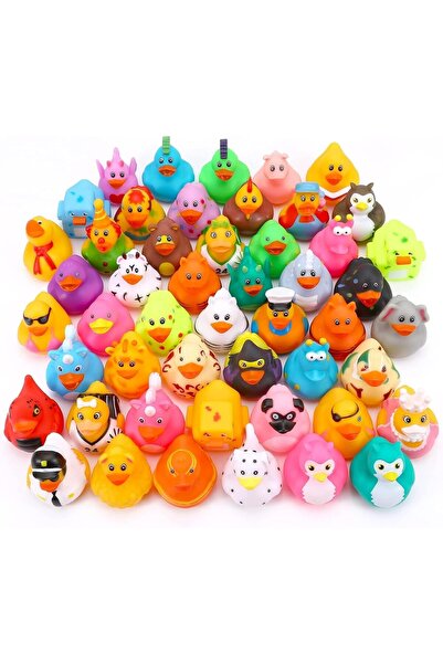 Generic مجموعة بط مطاطية مكونة من 24 قطعة للأطفال