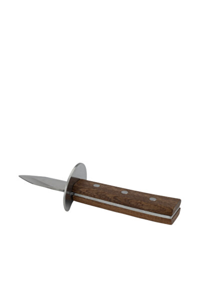 Raki Stainless steel oyster knife with wooden handle