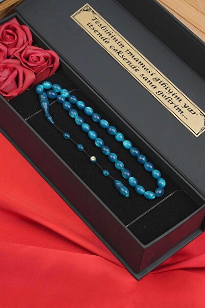 dergah tesbih Master Muhammet Tacir Systematic Design Beyzi Model Fire-I Crimped Amber Prayer Beads