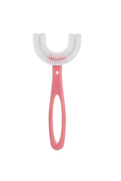 OEM Circular toothbrush for children, EVNC, U-shape, 2-5 years, pink