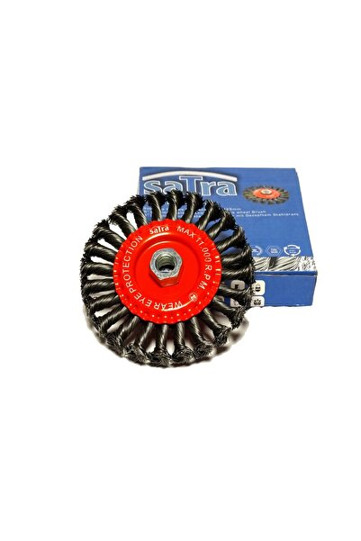 SATRA Perie circulara din sarma pentru polizor unghiular, 100 mm, M14,
