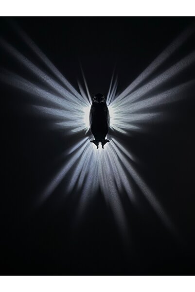 Tasarım Kartal Led Lamba & Duvar dekorlu Gece Lambası