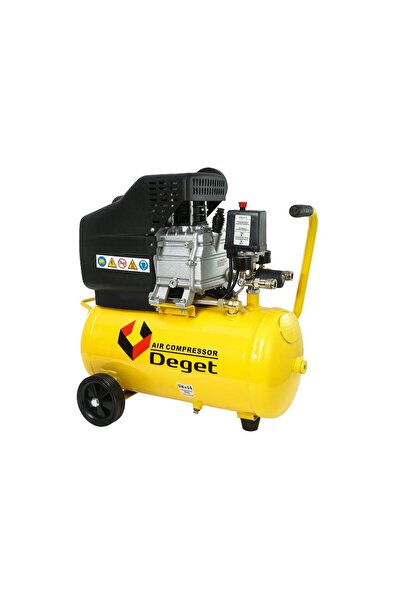 VERKE Compresor 24 litri, 1 piston, 230V 138/200 L/min, presiune 8 bari,