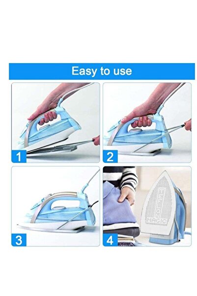 Generic Teflon-Coated Aluminum Iron Cover (Non-Stick Iron Shoe) - Fits Most Irons