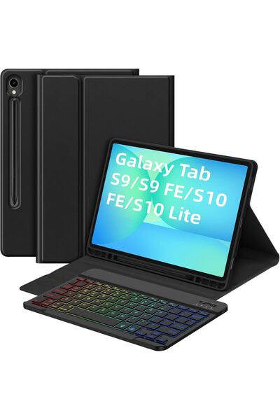 HYX Keyboard Case for Samsung Galaxy Tab S10 FE / S10 Lite / S9 FE (10.9/11") - Black