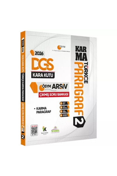 Karakutu Yayınları 2026 DGS Türkçenin Kara Kutusu PARAGRAF 2 KARMA ÖSYM Çıkmı...