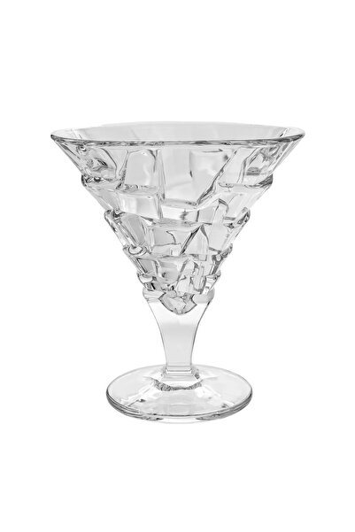 Bohemia Jihlava 1845 Set of 6 Bohemia Crystal Crack Ice Cream Cups 330ml