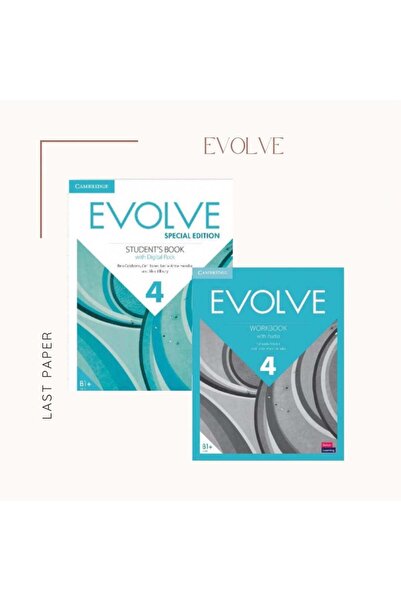 Cambridge Evolve Level 4 Students Book With Digital Pack and Workbook - Special Edition